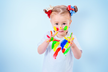 active creative girl