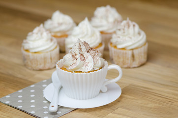Cappuccino Cupcakes: a delicious cupcake with a rich coffee flavour