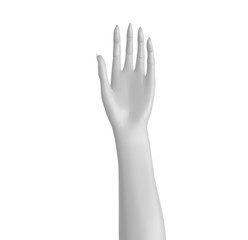 White Hand 3D Rendering