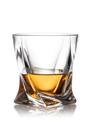 Glass of scotch whiskey