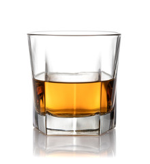 Glass of scotch whiskey