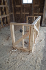 Framed kitchen island