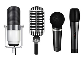 Professional Microphones Realistic Set