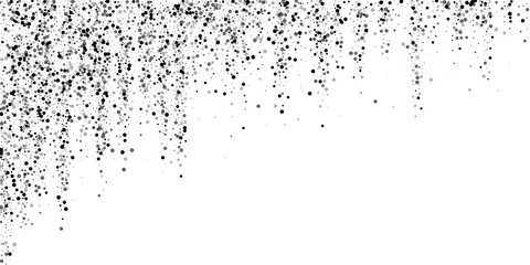 Scattered dense balck dots. Dark points dispersion