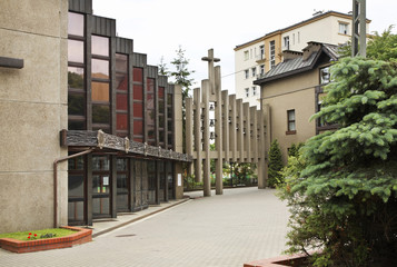 Fototapeta premium Catholic school in Gdynia. Poland