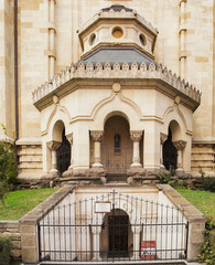 Obraz premium Details of the metropolitan cathedral in Cluj-Napoca.