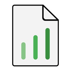 Upward trend. Three rectangles