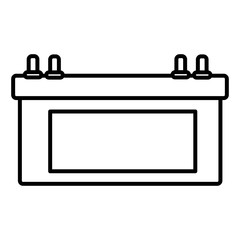 electric battery car icon