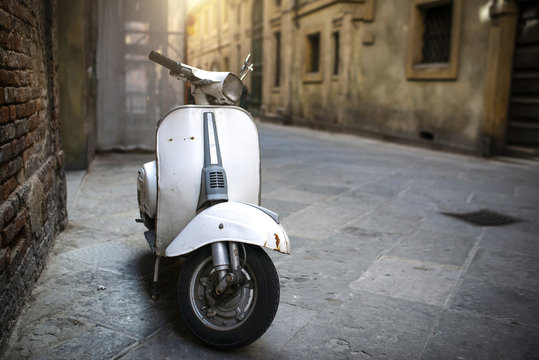 Scooter d'altri tempi italiano