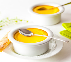 Custard pudding dessert