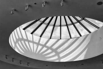Round Skylight with Shadow Pattern