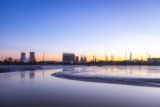 UK, Scotland, Grangemouth, Petrochemical Refinery