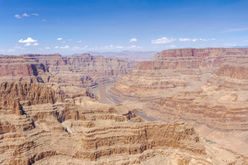 Vista das formações rochosas do Grand Canyon Las Vegas
