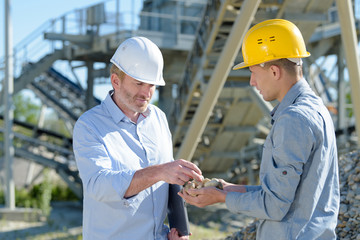 builders on site working