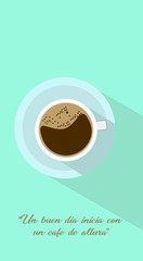 coffee beans to start the day