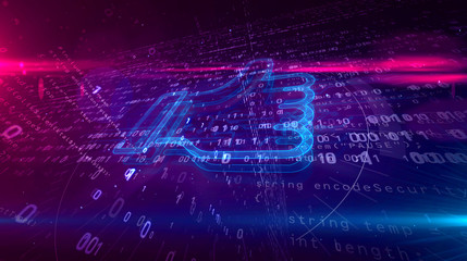 Thumb like symbol hologram concept