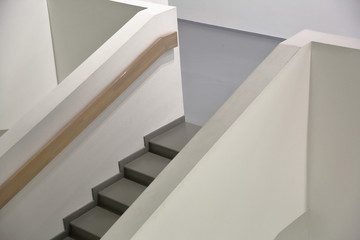 Obraz premium Minimalistic interior design in high-tech style in bright tones