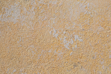 the old wall is yellow