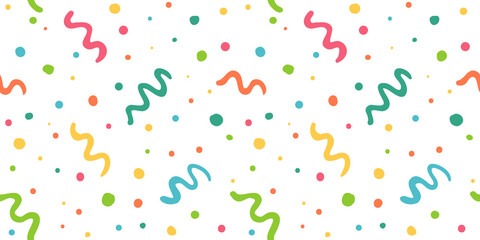 Pattern with confetti