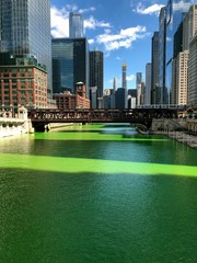 city of chicago on st patrick's day