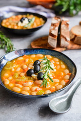 Fasolatha – delicious Greek white bean soup