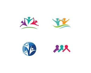 community care Logo template