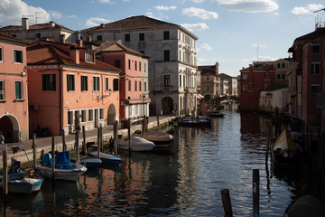 Obraz na płótnie Canvas chioggia veduta dal ponte