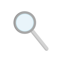 Magnifying glass. Magnifying glass icon. Vector magnifier or loupe sign. Vector illustration. EPS 10.