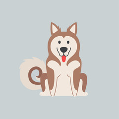 Dog. Logo, icon dog. Vector illustration. EPS 10.