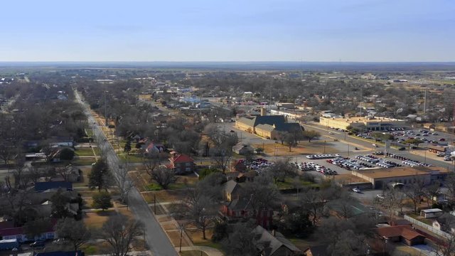 Flying Over Vernon Texas