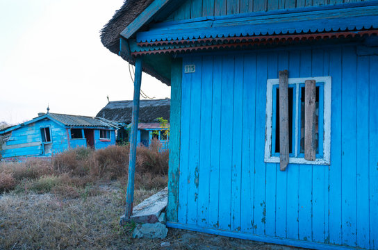 Old farm, Comuna C.A. Rosetti, Tulcea, Danube Delta, UNESCO WORLD HERITAGE, Tulcea County, Romania, Europe