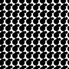Black and white seamless pattern with dots. Dotted texture. Abstract geometrical pattern of round shape. Screen print. Vector illustration.