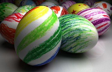 Colorful Easter Eggs