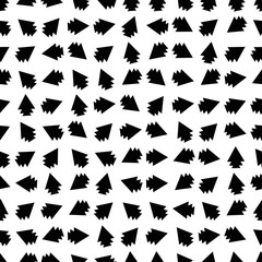 Seamless abstract background with triangles. Tribal infinity geometric pattern. Vector illustration.    