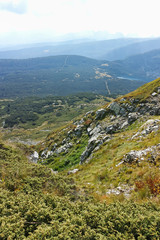 Summer Landscape of Rila Mountan near The Seven Rila Lakes, Bulgaria