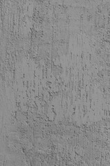 Bright Grey Grunge Plastered Wall Stucco Texture, Vertical Detailed Natural Scratch Grungy Gray Coarse Rustic Textured Background, Concrete Plaster Pattern Detail, Blank Empty Copy Space Macro Closeup