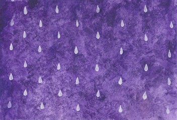 hand drawn watercolor background illustration purple mood