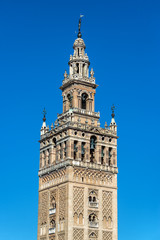 Fototapeta na wymiar La Giralda Tower in Sevilla, Spain