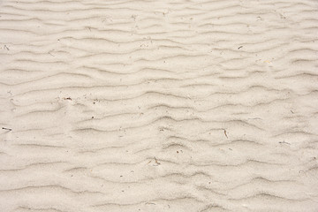 close up or rippled beach sand pattern