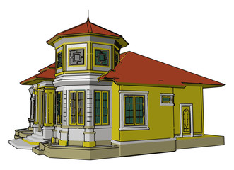 Basic component of home vector or color illustration