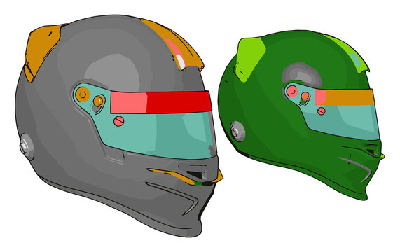 Use Helmet Reduce Fetal Brain Injury Vector Or Color Illustration