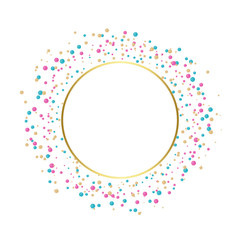 Colorful confetti celebratory design