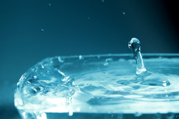 Water splash background