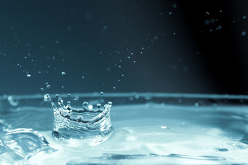 Water splash background