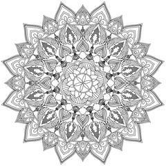 Mandala Intricate Patterns. Vintage decorative pattern.Hand drawn background.Suitable for printing on fabric and paper. Arabic, Islam,Indian, ottoman motifs.You can change the background.