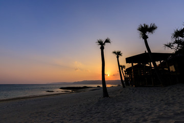 奄美大島の夕景