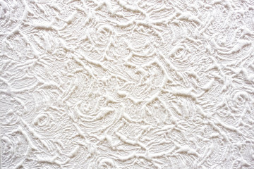High quality close up picture of white polystyrene foam