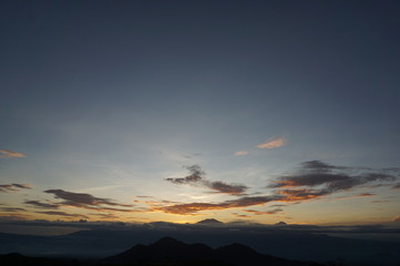 the dawn landscape
