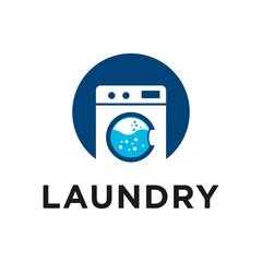 laundry logo vector design