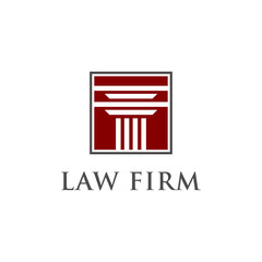 lawyer logo design vector